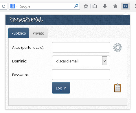 Firefox Add-on of Discard.email